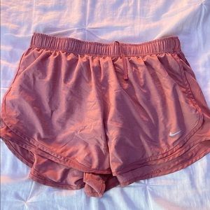 Nike pink shorts